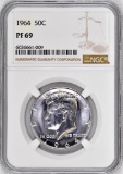1964 P Kennedy Silver Half Dollar (NGC) PF69