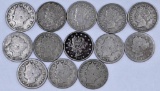 Group of (13) Liberty Head Nickels