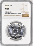 1964 P Kennedy Silver Half Dollar (NGC) PF69