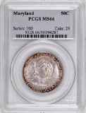 1934 Maryland Commemorative Silver Half Dollar (PCGS) MS66