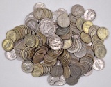 Group of (200) Mercury Silver Dimes