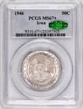 1946 P Iowa Commemorative Silver Half Dollar (PCGS) MS67+ CAC
