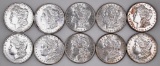 Group of (10) Morgan Silver Dollars