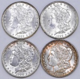 Group of (4) Morgan Silver Dollars