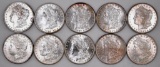 Group of (10) Morgan Silver Dollars
