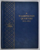 Group of (81) Washington Silver Quarters in Vintage Whitman Album 1932-1964