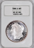 1880 S Morgan Silver Dollar (NGC) MS65 DPL