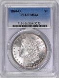 1884 O Morgan Silver Dollar (PCGS) MS64