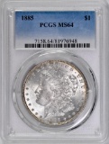 1885 P Morgan Silver Dollar (PCGS) MS64