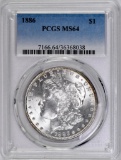 1886 P Morgan Silver Dollar (NGC) MS64