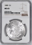 1889 P Morgan Silver Dollar (NGC) MS65