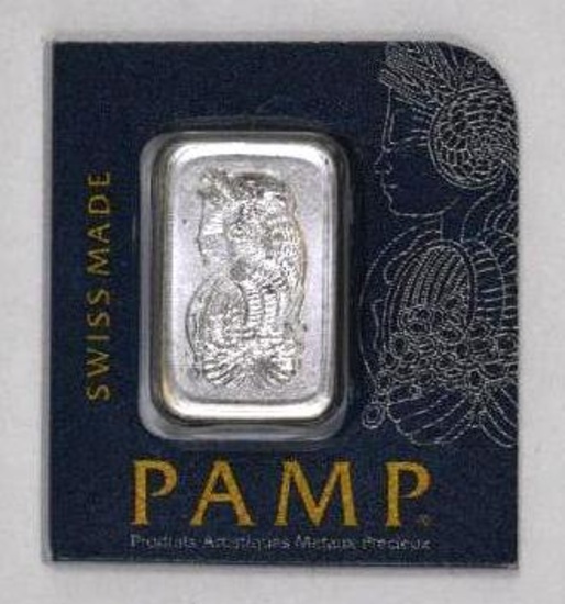 PAMP Suisse 1 Gram .9995 Fine Platinum.