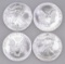Group of (4) 2006 American Silver Eagle 1oz.