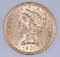 1901 S $5 Liberty Gold
