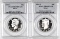 Group of (2) PCGS Certified Kennedy Silver Half Dollar Proofs