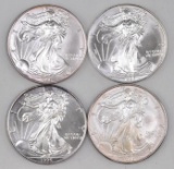 Group of (4) 1996 American Silver Eagle 1oz.