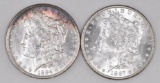 Group of (2) Morgan Silver Dollars