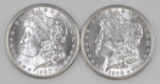 Group of (2) Morgan Silver Dollars