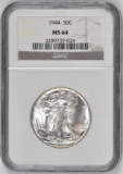 1944 P Walking Liberty Silver Half Dollar (NGC) MS64