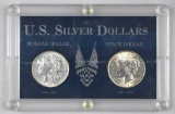 1921 S Morgan & 1923 P Peace Dollar