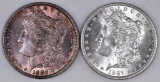 Group of (2) Morgan Silver Dollars