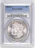 1879 S Morgan Silver Dollar (PCGS) MS64