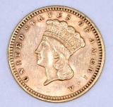 1873 P $1 Indian Head Princess Gold