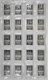 Group of (20) Northwest Territorial Mint 1/4oz. .999 Fine Silver Ingot / Bars