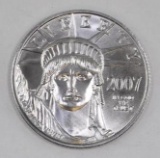 2007 $50 American Platinum Eagle 1/2oz