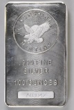 Sunshine Minting 100oz. .999 Fine Silver Ingot / Bar