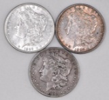 Group of (3) Morgan Silver Dollars