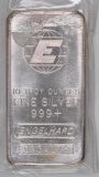 Engelhard 10oz. .999 Fine Silver Ingot / Bar.