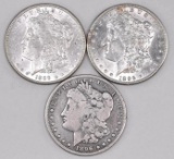 Group of (3) Morgan Silver Dollars