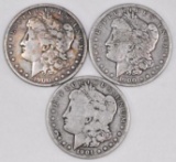 Group of (3) Morgan Silver Dollars