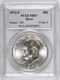 1972 S Eisenhower Silver Dollar (PCGS) MS67