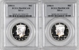 Group of (2) PCGS Certified Kennedy Silver Half Dollar Proofs