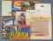 Group of travel pamphlets, letters and more