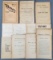 Group of 10 antique publications about money, banking and more