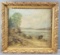 Antique framed oil painting on canvas