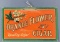 Vintage Orange Flower 5 cent cigar sign