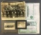 Group of Appx 30 vintage photographs, stock certificates