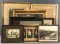 Group of 9 assorted antique and vintage framed photos and prints