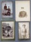 Group of 4 antique photographs, soldiers and more