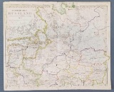 Antique map of Russia