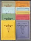 Group of 9 vintage Universal Psychology Reviews