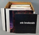 Box of vintage movie press kits