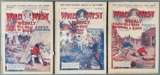 Group of 3 Wild West Weekly publications