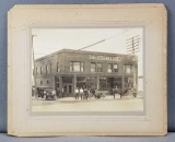 Antique photograph Theo Schilling & sons hardware plumbing building