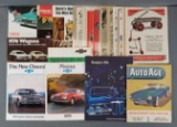 Group of vintage automobile booklets, advertisements