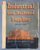 Vintage 1940s Hubbard, Spencer, Bartlett & Co. Industrial and Railroad Supplies Catalog